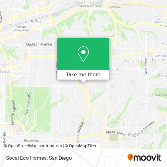 Socal Eco Homes map