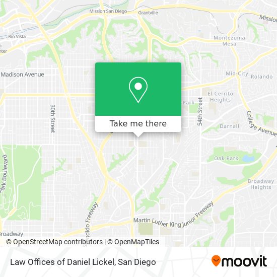 Law Offices of Daniel Lickel map