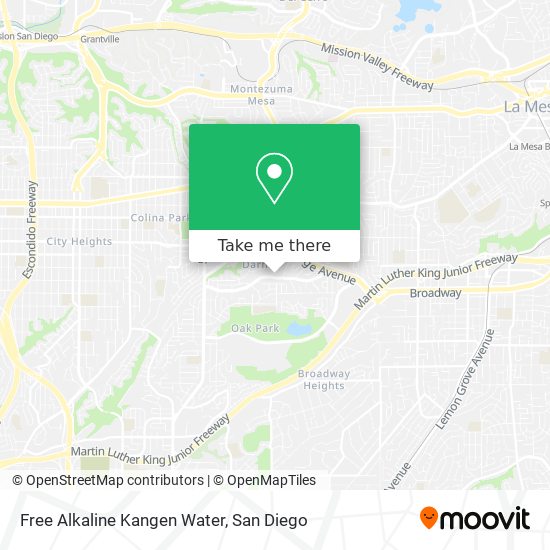 Free Alkaline Kangen Water map