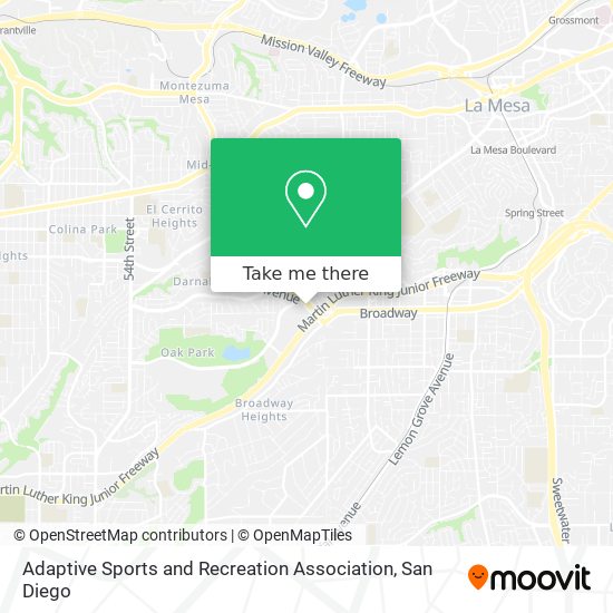 Mapa de Adaptive Sports and Recreation Association