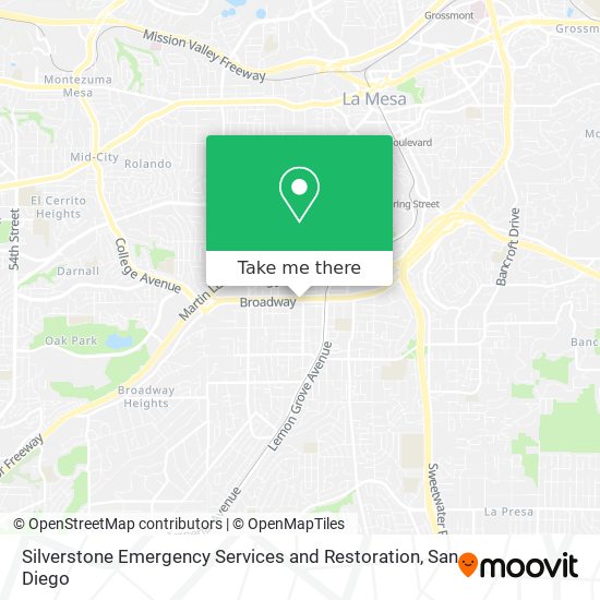 Silverstone Emergency Services and Restoration map