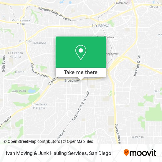 Ivan Moving & Junk Hauling Services map