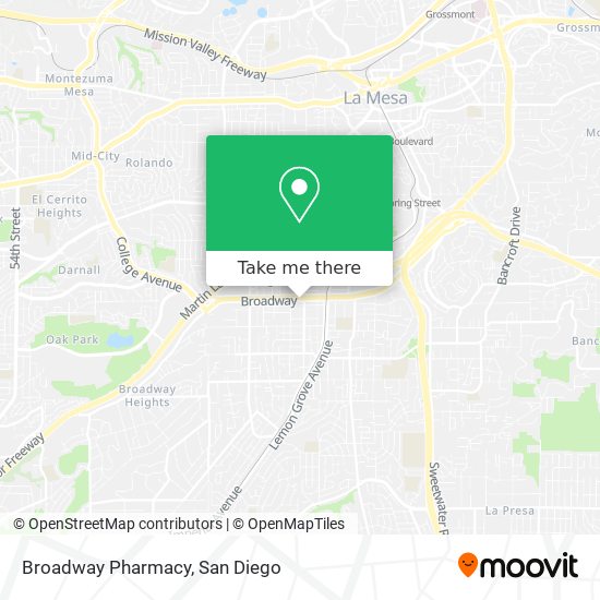 Broadway Pharmacy map