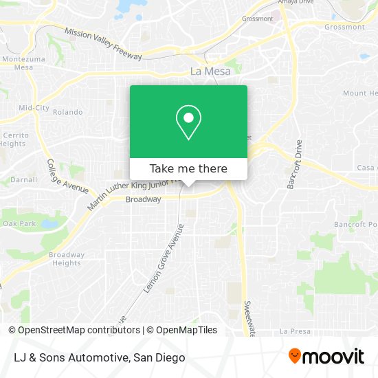 Mapa de LJ & Sons Automotive