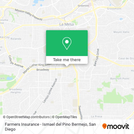 Mapa de Farmers Insurance - Ismael del Pino Bermejo