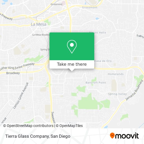 Tierra Glass Company map