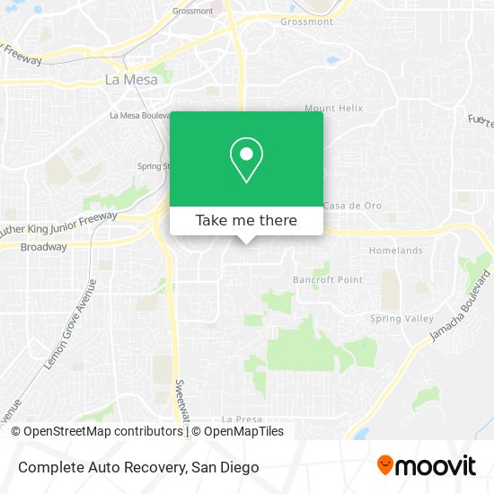 Complete Auto Recovery map
