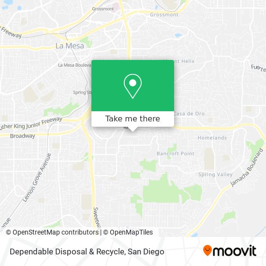 Dependable Disposal & Recycle map