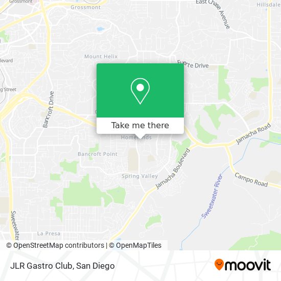 Mapa de JLR Gastro Club