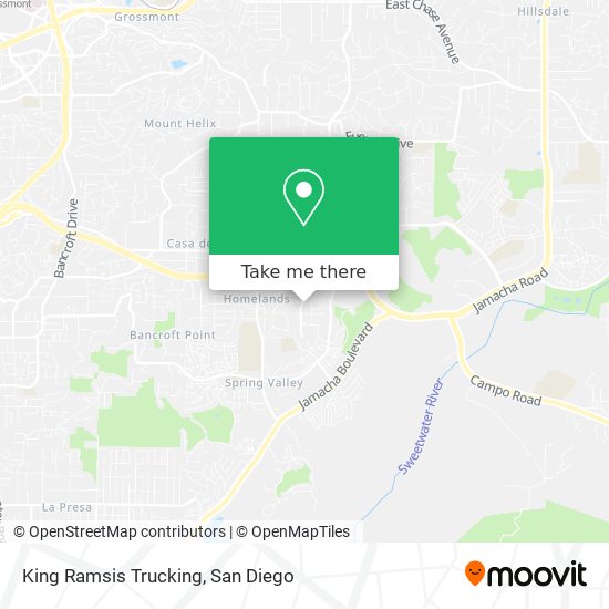 King Ramsis Trucking map