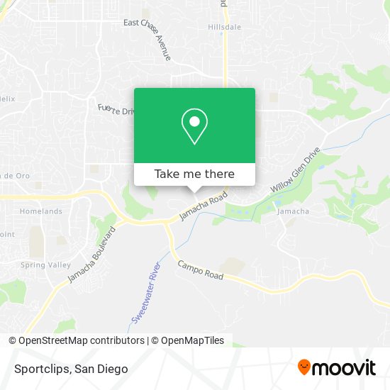 Sportclips map