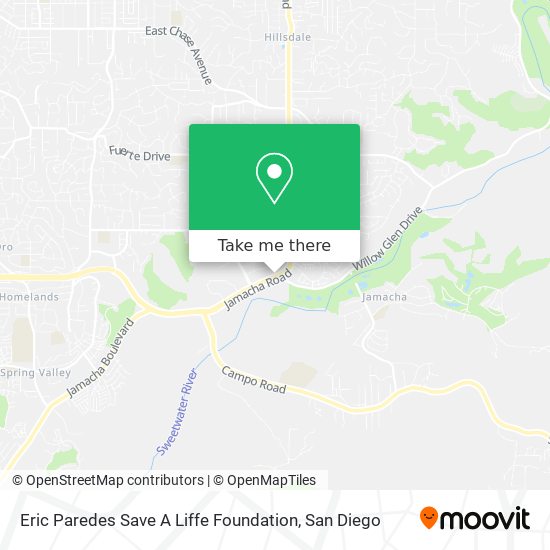 Eric Paredes Save A Liffe Foundation map