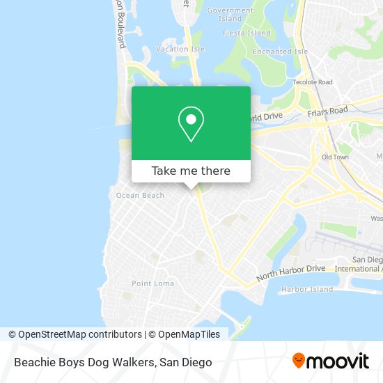 Mapa de Beachie Boys Dog Walkers