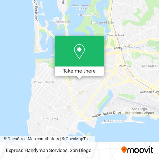 Express Handyman Services map