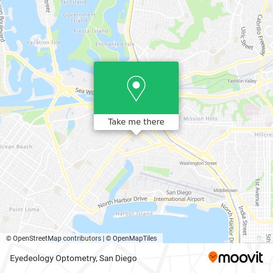 Eyedeology Optometry map