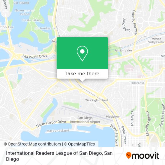 Mapa de International Readers League of San Diego