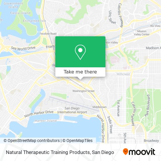 Natural Therapeutic Training Products map