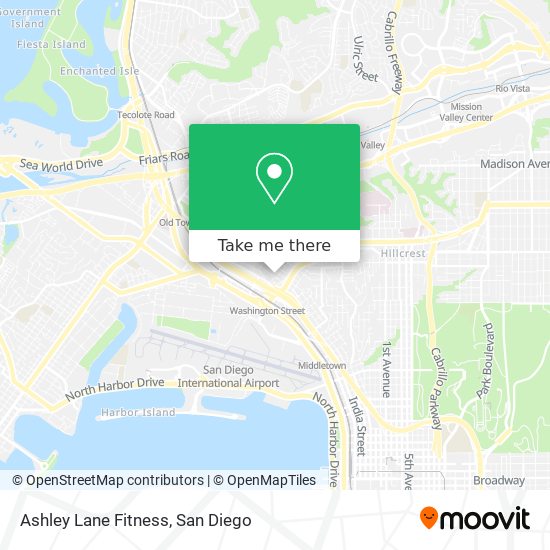 Ashley Lane Fitness map