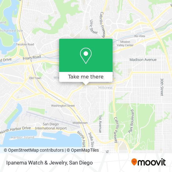 Ipanema Watch & Jewelry map