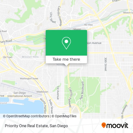 Priority One Real Estate map