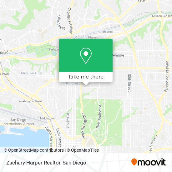 Zachary Harper Realtor map