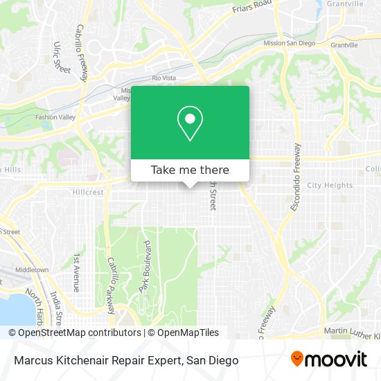 Mapa de Marcus Kitchenair Repair Expert