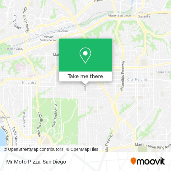 Mr Moto Pizza map