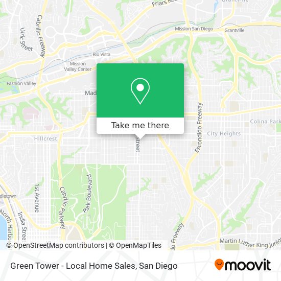 Green Tower - Local Home Sales map