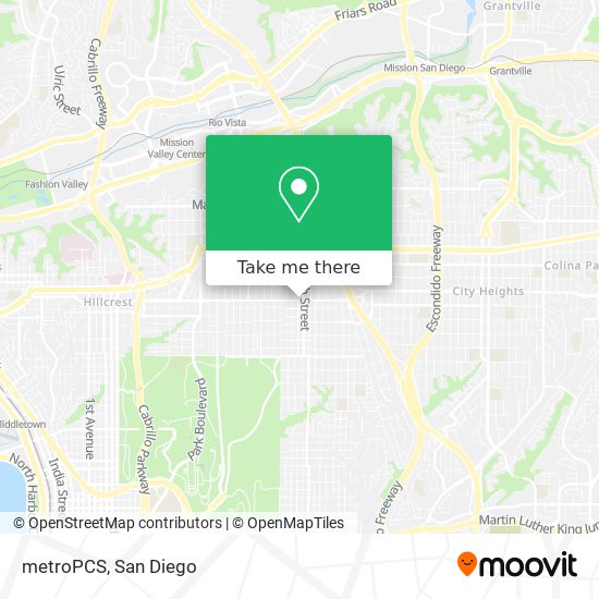 metroPCS map