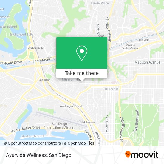 Ayurvida Wellness map