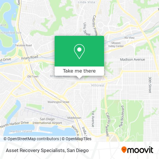 Asset Recovery Specialists map