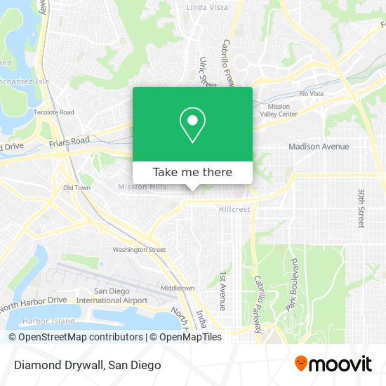Mapa de Diamond Drywall