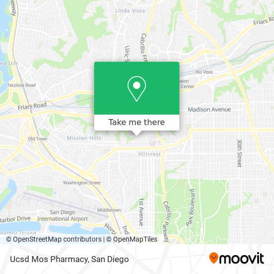 Mapa de Ucsd Mos Pharmacy