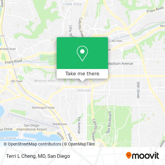 Terri L Cheng, MD map