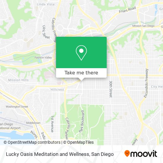 Mapa de Lucky Oasis Meditation and Wellness