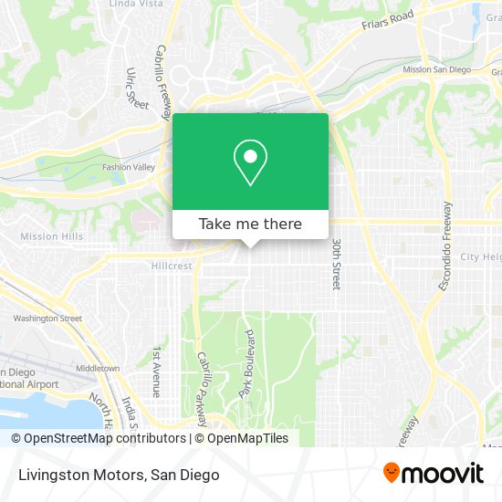 Livingston Motors map