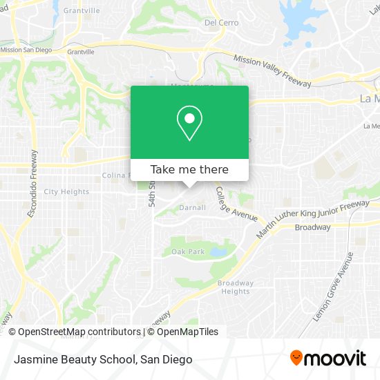 Jasmine Beauty School map