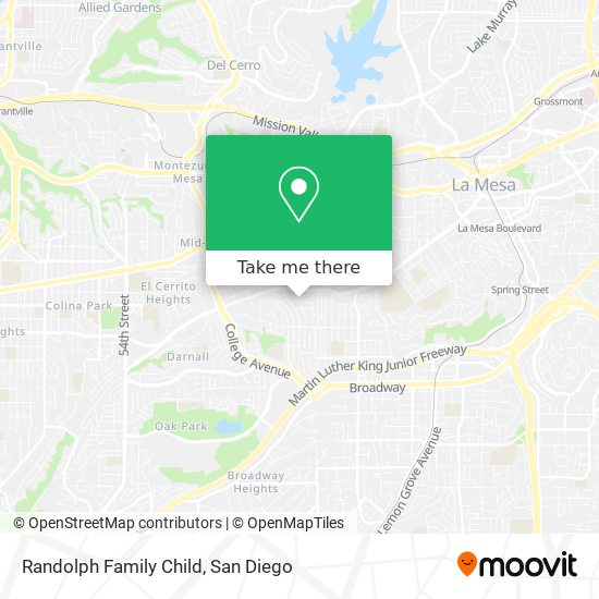 Randolph Family Child map
