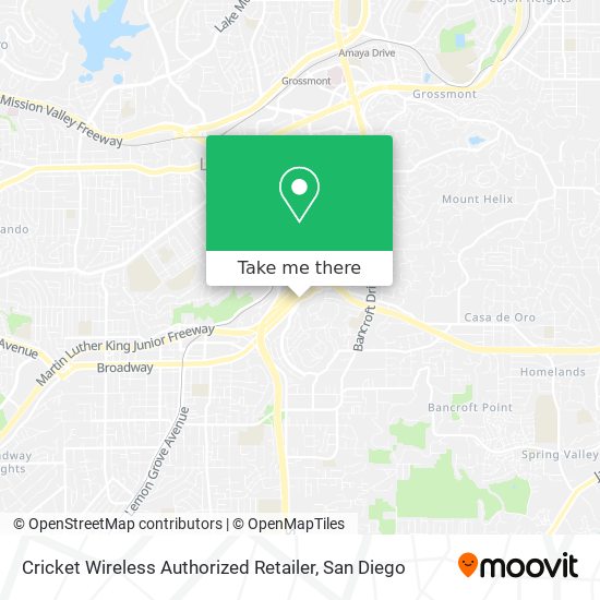 Cricket Wireless Authorized Retailer map