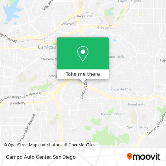Campo Auto Center map
