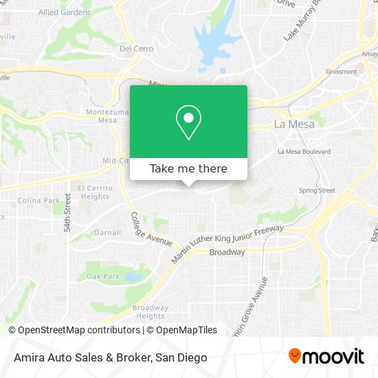 Mapa de Amira Auto Sales & Broker