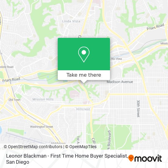 Mapa de Leonor Blackman - First Time Home Buyer Specialist