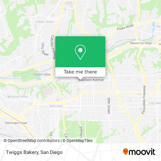 Mapa de Twiggs Bakery
