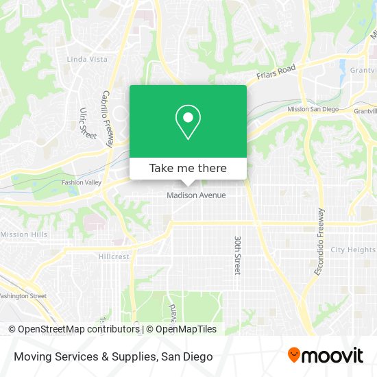 Moving Services & Supplies map