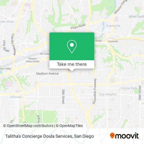 Talitha's Concierge Doula Services map