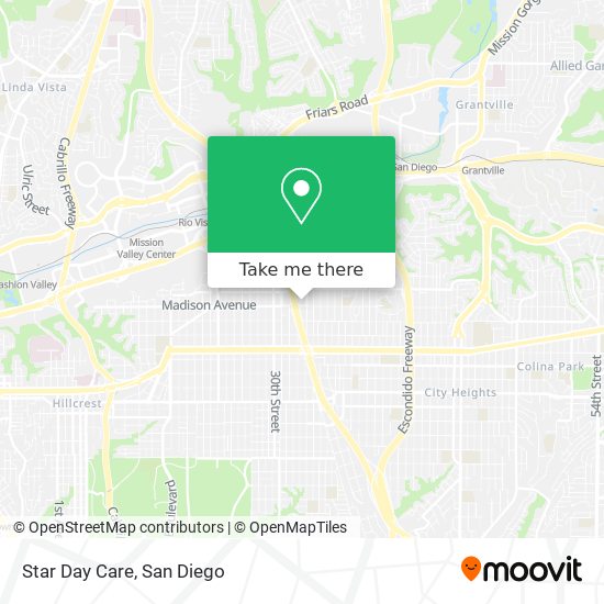 Star Day Care map