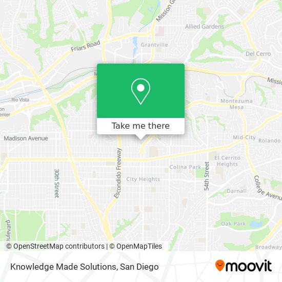 Knowledge Made Solutions map