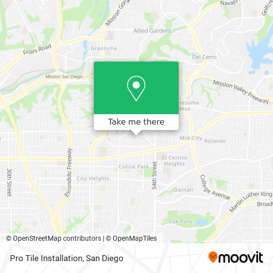 Mapa de Pro Tile Installation