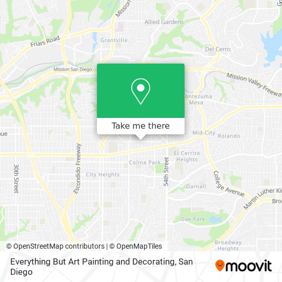 Mapa de Everything But Art Painting and Decorating