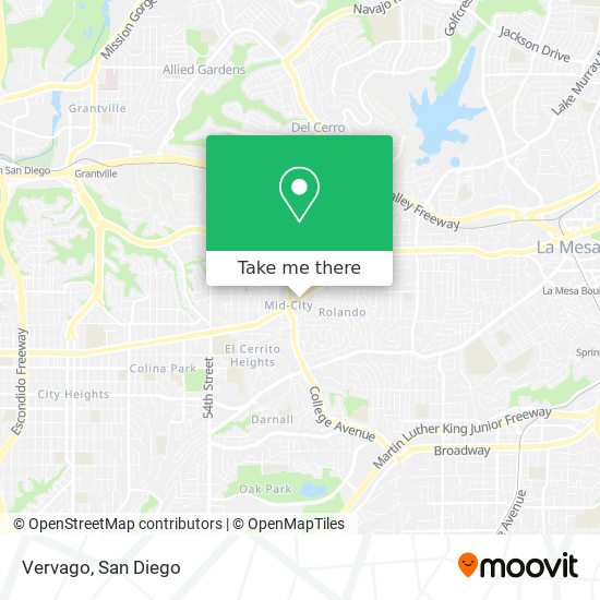 Vervago map